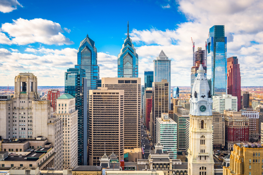 Philadelphia Pennyslvania USA Skyline